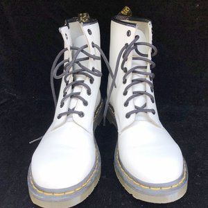 Dr Martens 1460 Lace Up Boots in White